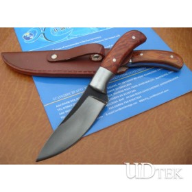 OEM Bernard II Handmade Hunting Knife Jungle Knife with Steel + Wood Handle UDTEK01325
